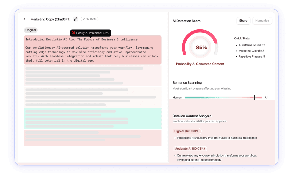 Identify AI Content in Real Time. Take Back Control.